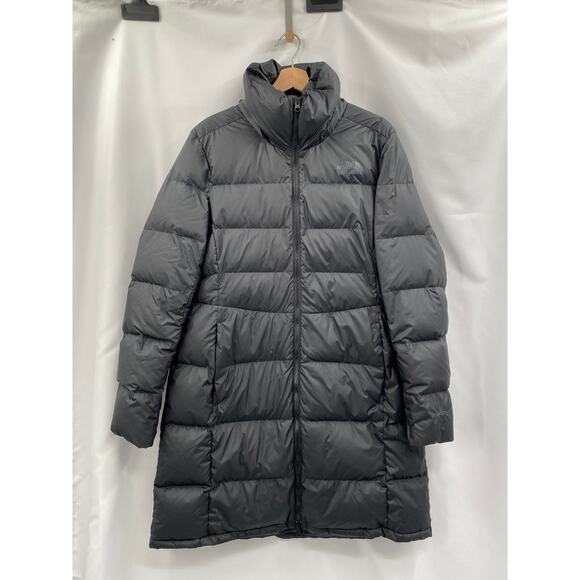 The North Face Metropolis down parka coat in black - Picture 2 of 9